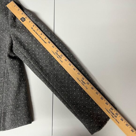 Pendleton Gray Microdot Merino Wool Blazer Jacket Button Front Lined Womens XL - Picture 8 of 8